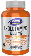 L-Glutamine, Double Strength 1000 mg Veg Capsules