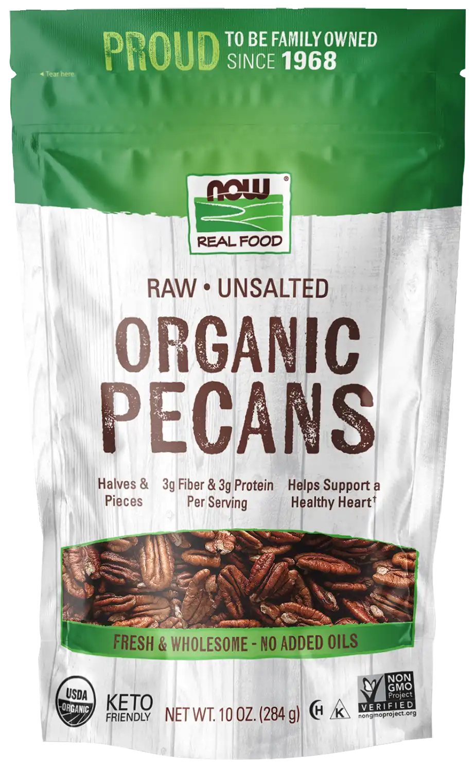 Pecans, Organic, Raw & Unsalted