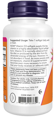 Vitamin D3 1000 IU Softgels