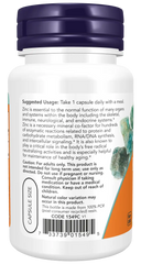 Zinc Picolinate 50 mg Veg Capsules