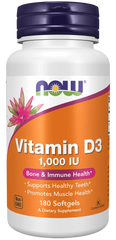 Vitamin D3 1000 IU Softgels