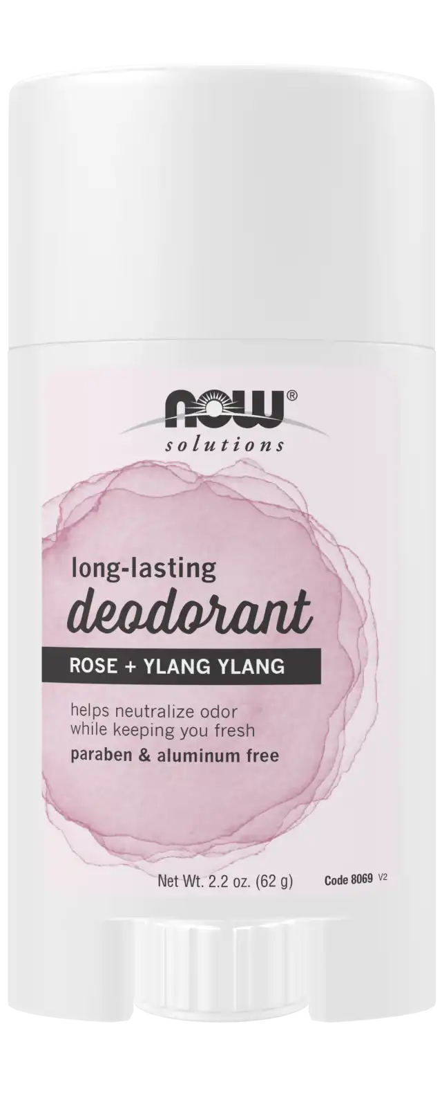 Long-Lasting Deodorant Stick, Rose + Ylang Ylang